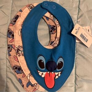 Box lunch Stitch bibs Size 3/6M
